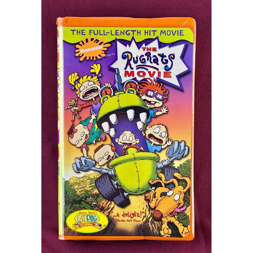 The Rugrats Movie VHS Nickelodeon‎ Kids Family Adventure Film